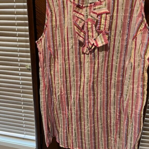 Multi Colored Alain Weiz Top--See matching Skirt - Picture 2 of 3